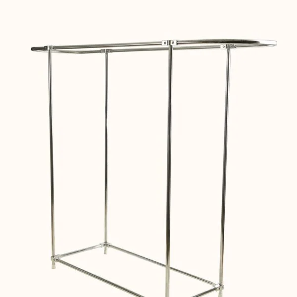 Rail clothes stand without wheel